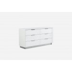 Navi Dresser Double high gloss white