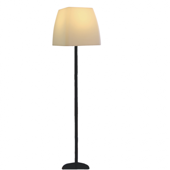 Rose PE metal floor lamp square shape