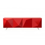 Samantha Buffet High Gloss Red