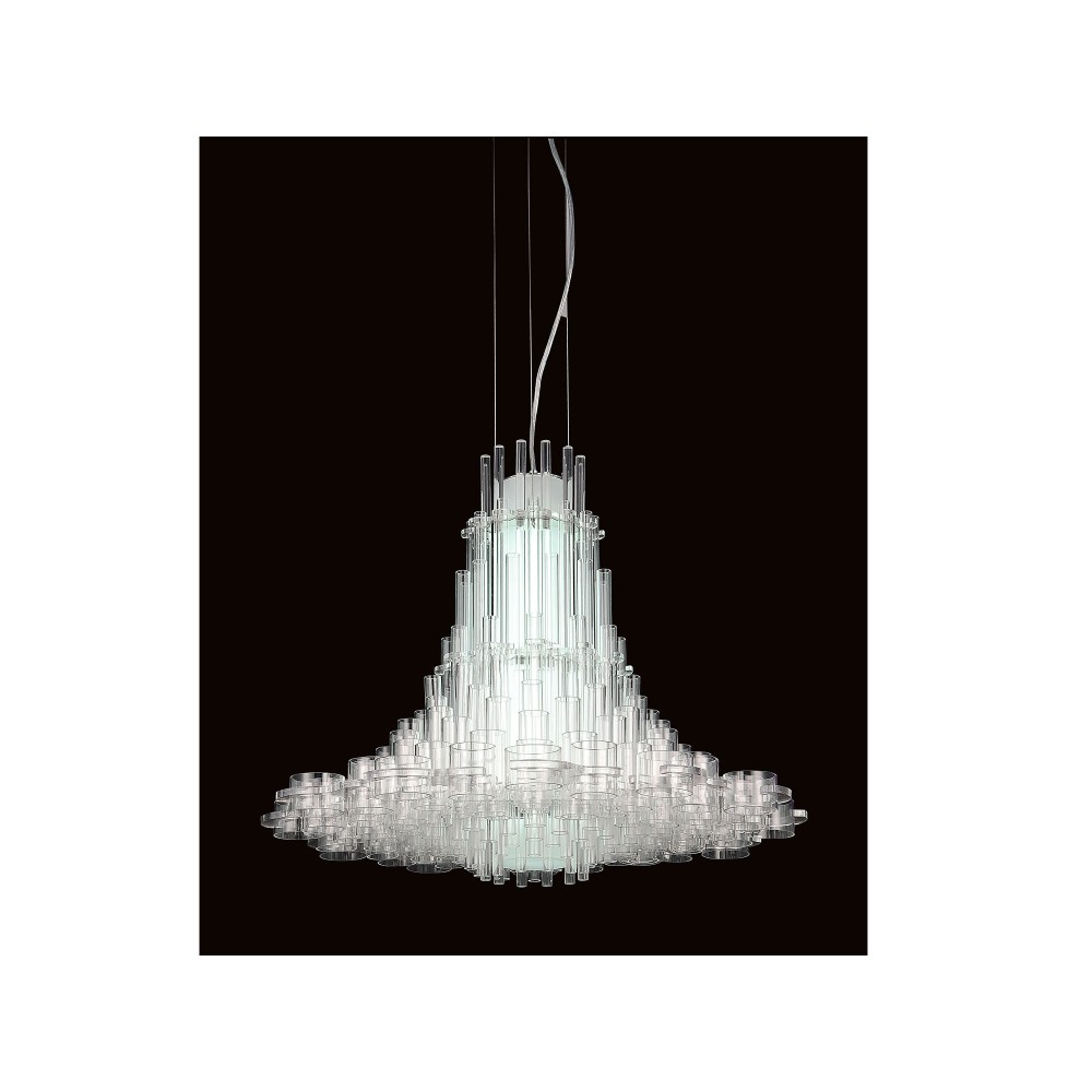 Sasha Pendant Lamp White Acrylic