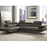 Siena Dining Chair Grey Faux Leather Solid Wood Legs