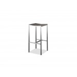 Stone Indoor/Outdoor Stain-steel Backless Rope Barstool
