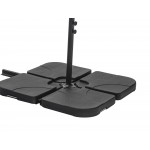 Zeus Side Table, glass + White Ceramic top