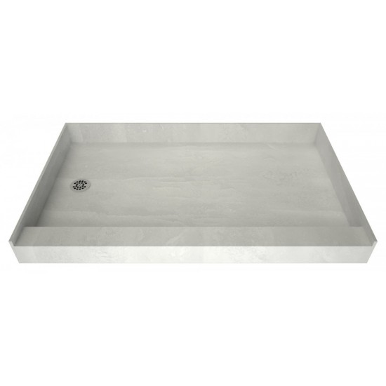 Redi Base 30 x 60 Single Curb Shower Pan With Left Drain