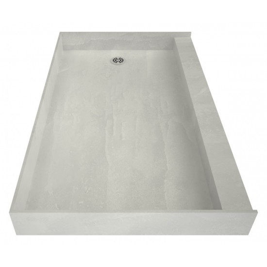 Redi Base 30 x 60 Single Curb Shower Pan With Right Drain