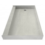 Redi Base 34 x 60 Single Curb Shower Pan With Left Drain