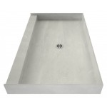 Redi Base 37 x 72 Single Curb Shower Pan With Center Drain