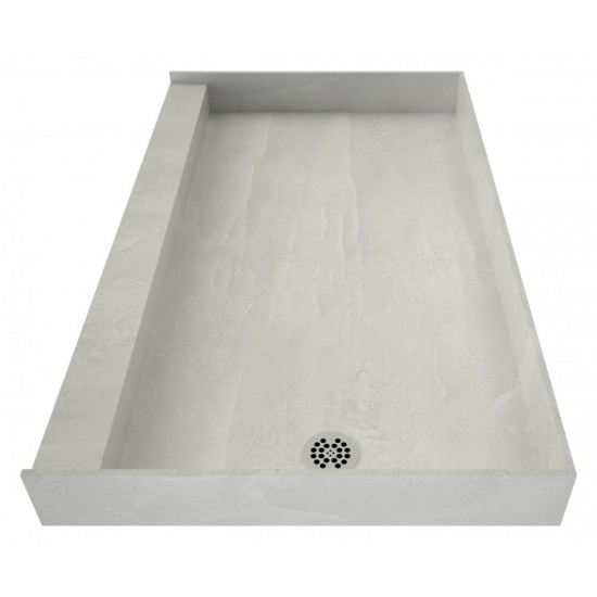 Redi Base 42 x 60 Single Curb Shower Pan With Right Drain