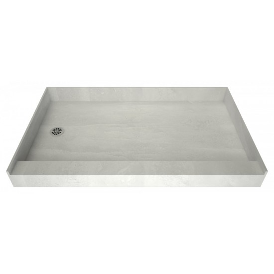 Redi Base 30 x 48 Single Curb Shower Pan With Left Drain