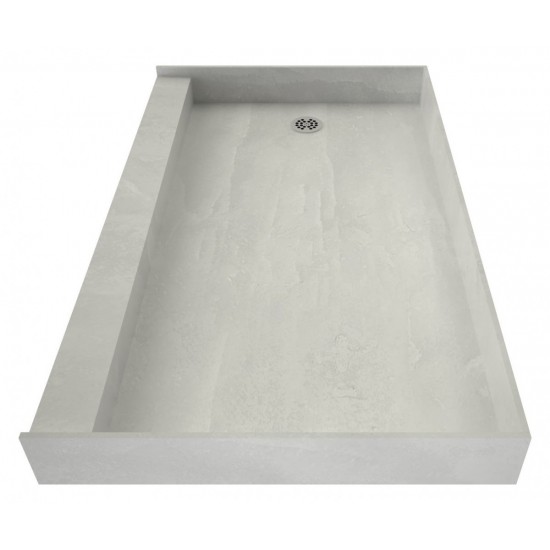 Redi Base 30 x 48 Single Curb Shower Pan With Left Drain