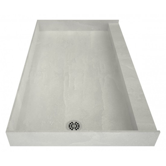 Redi Base 30 x 48 Single Curb Shower Pan With Left Drain