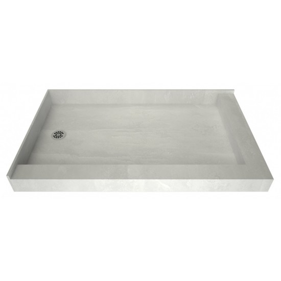 Redi Base 30 x 54 Shower Pan Left Drain Right Dual Curb