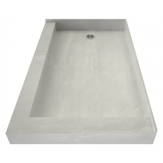 Redi Base 30 x 54 Shower Pan Left Drain Right Dual Curb