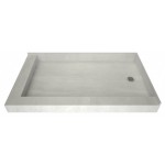 Redi Base 30 x 54 Shower Pan Right Drain Left Dual Curb