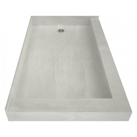 Redi Base 30 x 54 Shower Pan Right Drain Left Dual Curb