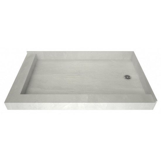 Redi Base 30 x 60 Shower Pan Right Drain Left Dual Curb