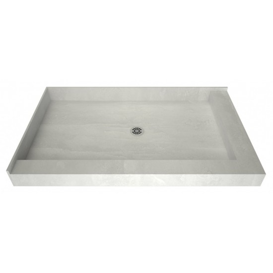 Redi Base 30 x 48 Shower Pan Center Drain Right Dual Curb