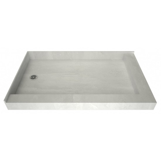 Redi Base 30 x 48 Shower Pan Left Drain Right Dual Curb