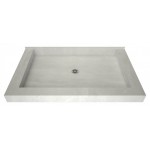 Redi Base 30 x 60 Triple Curb Shower Pan With Center Drain