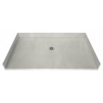 Redi Free 30 x 63 Barrier Free Shower Pan Center Drain