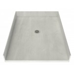 Redi Base 42 x 38 Barrier Free Shower Pan With Center Drain