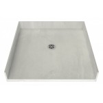 Redi Base 42 x 42 Barrier Free Shower Pan With Center Drain