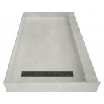 Redi Trench 30 x 48 Shower Pan Left Designer BN Trench