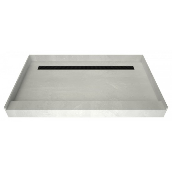 Redi Trench 34 x 48 Single Curb Shower Pan Back MB Trench