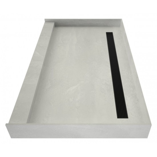 Redi Trench 34 x 48 Single Curb Shower Pan Back MB Trench