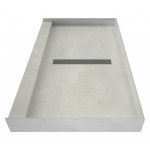 Redi Trench 34 x 48 Shower Pan Center Tileable Trench Drain