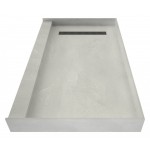 Redi Trench 34 x 48 Shower Pan Left Designer BN Trench