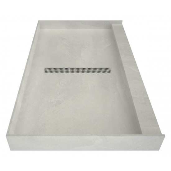 Redi Trench 36 x 48 Shower Pan Center Designer PC Trench Drain