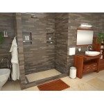 Redi Trench 36 x 72 Shower Pan Left Designer PC Trench