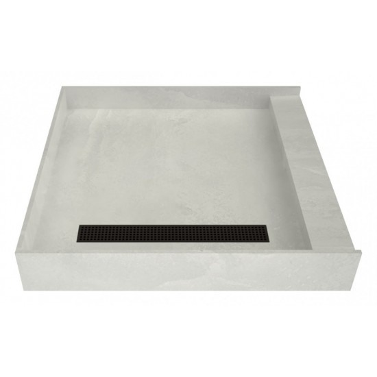 Redi Trench 42 x 42 Shower Pan Left Designer OB Trench