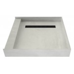 Redi Trench 42 x 42 Shower Pan Left Designer MB Trench