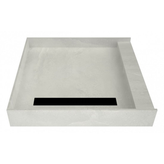 Redi Trench 42 x 42 Shower Pan Left Designer MB Trench