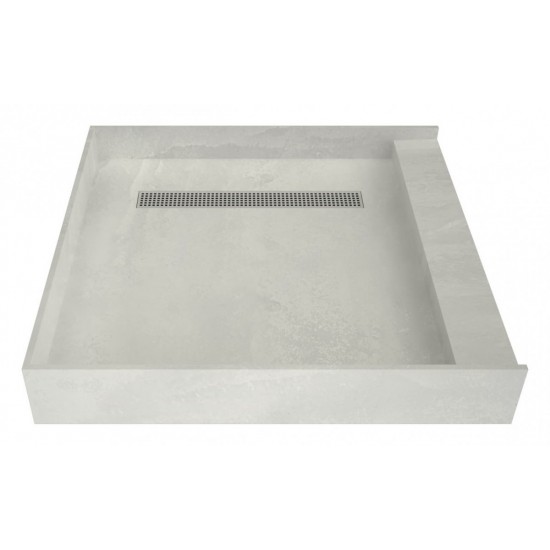 Redi Trench 42 x 42 Shower Pan Right Designer PC Trench