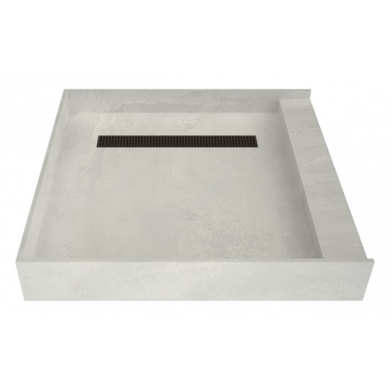 Redi Trench 42 x 42 Shower Pan Right Designer OB Trench