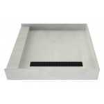 Redi Trench 42 x 42 Shower Pan Right Designer MB Trench