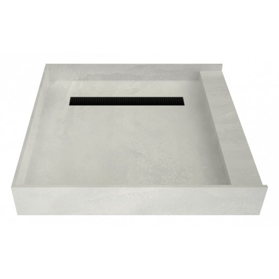 Redi Trench 42 x 42 Shower Pan Right Designer MB Trench