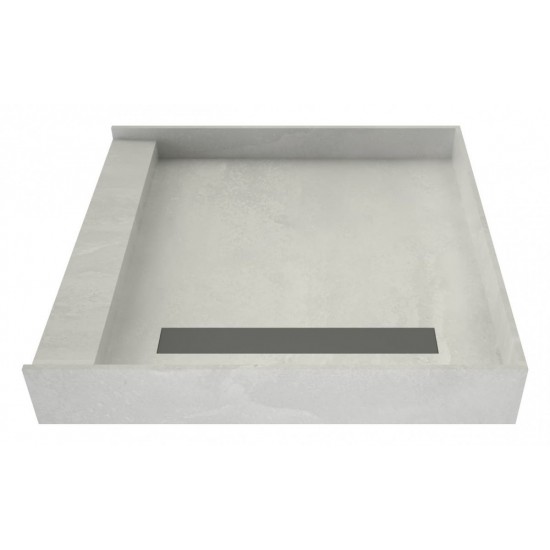 Redi Trench 42 x 42 Shower Pan Right Solid BN Trench