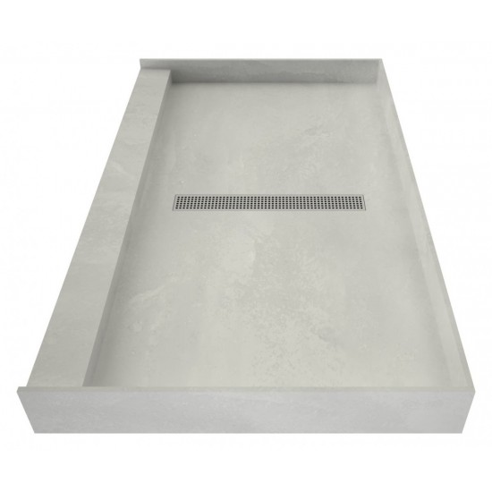 Redi Trench 42 x 60 Shower Pan Center Designer PC Trench Drain