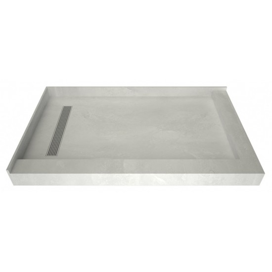 Redi Trench 30 x 48 Shower Pan Left PC Trench R Dual Curb