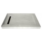 Redi Trench 30 x 48 Shower Pan Left OB Trench R Dual Curb