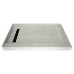 Redi Trench 30 x 48 Shower Pan Left MB Trench R Dual Curb