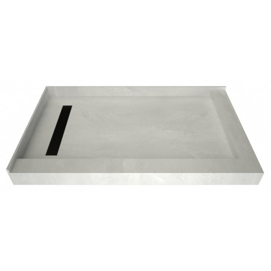 Redi Trench 30 x 48 Shower Pan Left MB Trench R Dual Curb