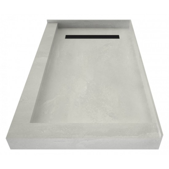 Redi Trench 30 x 48 Shower Pan Left MB Trench R Dual Curb