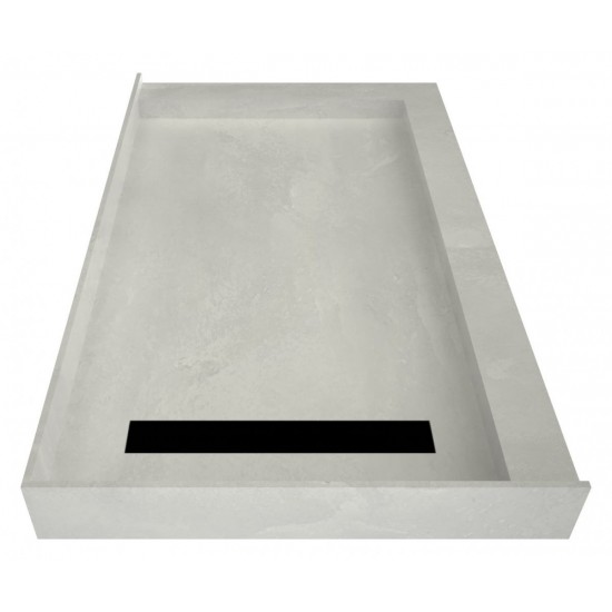 Redi Trench 30 x 48 Shower Pan Left MB Trench R Dual Curb