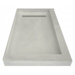 Redi Trench 30 x 48 Shower Pan Right PC Trench L Dual Curb