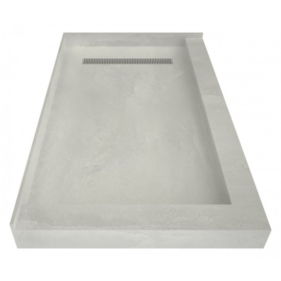 Redi Trench 30 x 48 Shower Pan Right PC Trench L Dual Curb